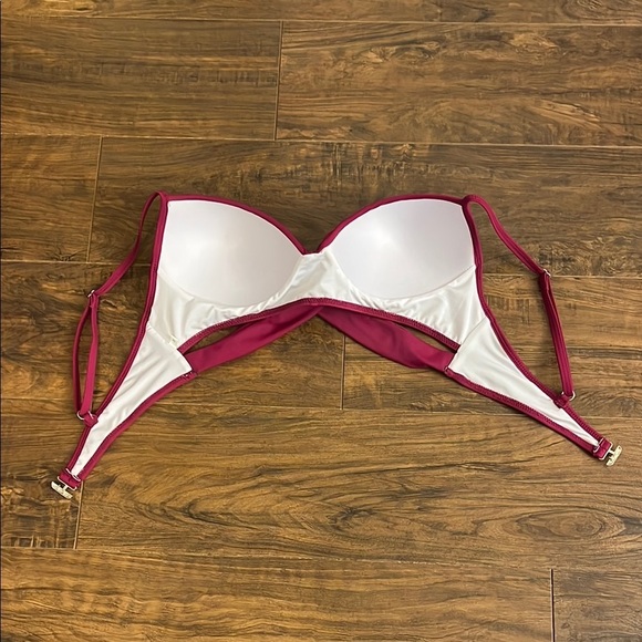 Women's Medium Swim Elegant Pink Top - Picture 6 of 7